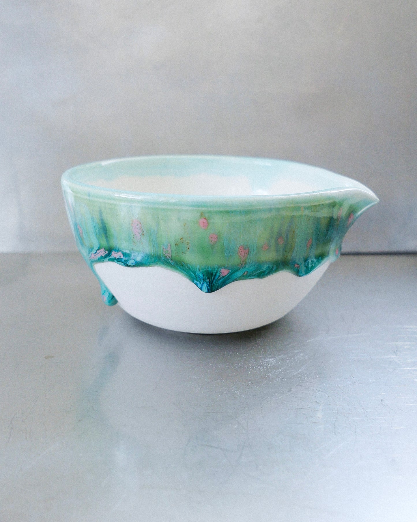 waterlily porcelain matcha bowl