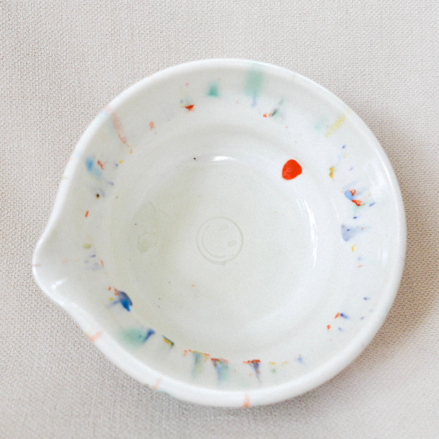 candy drip porcelain matcha set