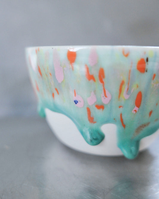 minty meadow porcelain barista mug 190 ml