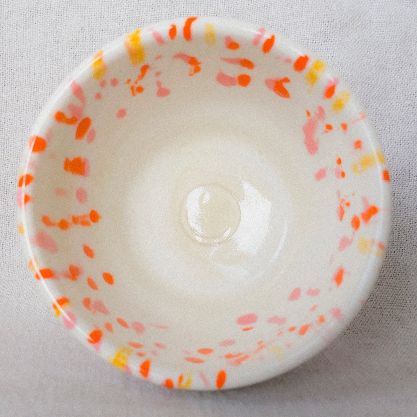 pink/orange porcelain mug (small)