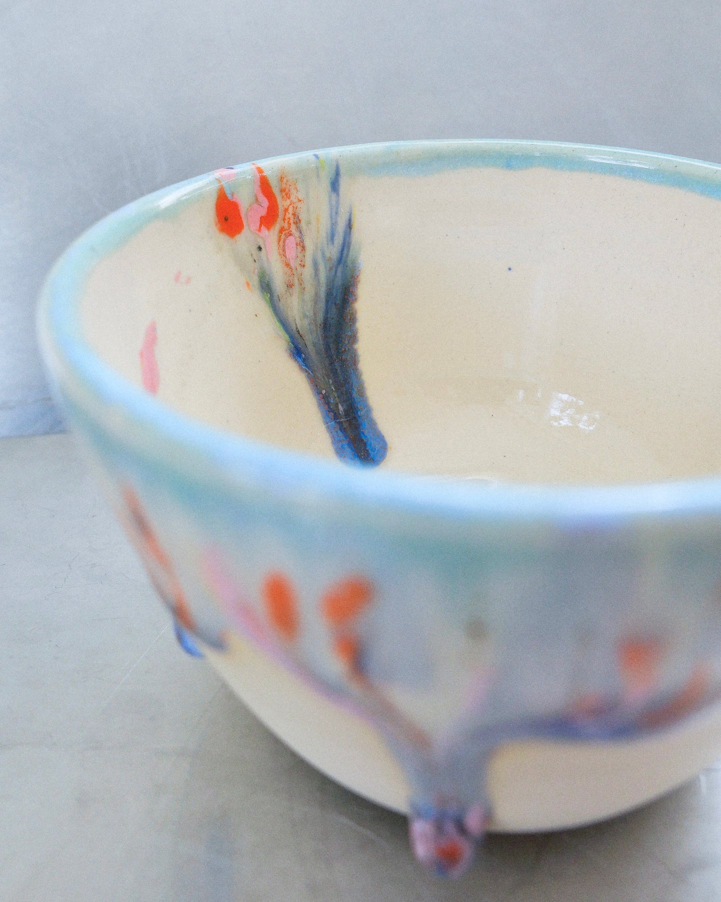 lilac drips barista mug 260 ml