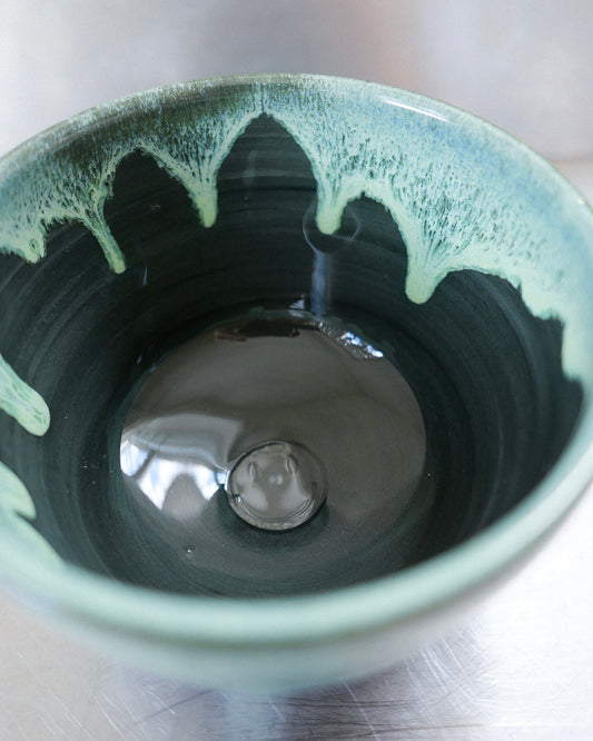 black porcelain barista mug 225 ml