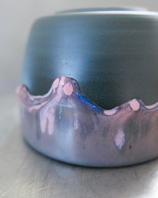 black porcelain barista mug 190 ml