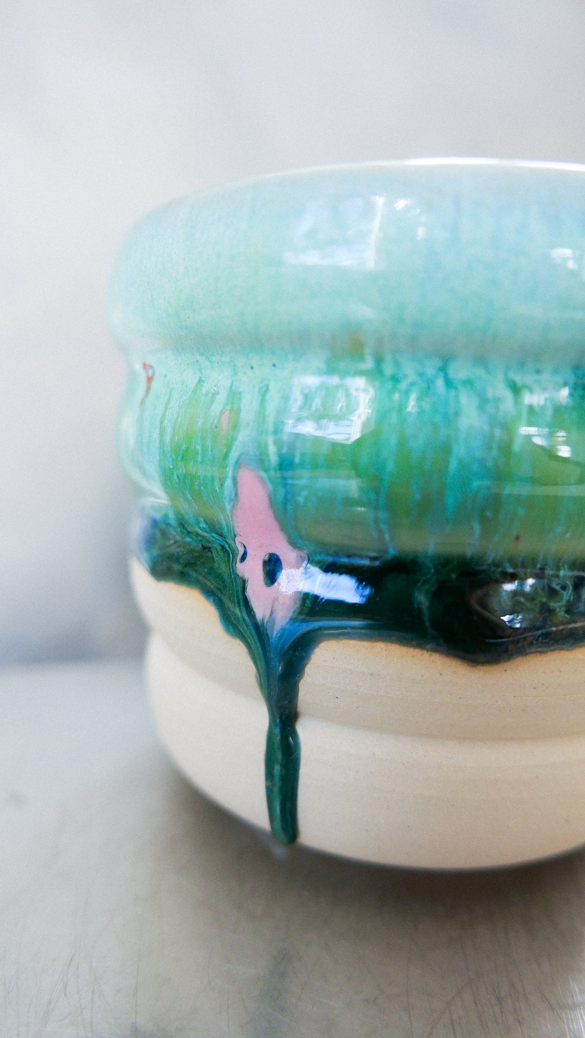 green wavy mug 285 ml