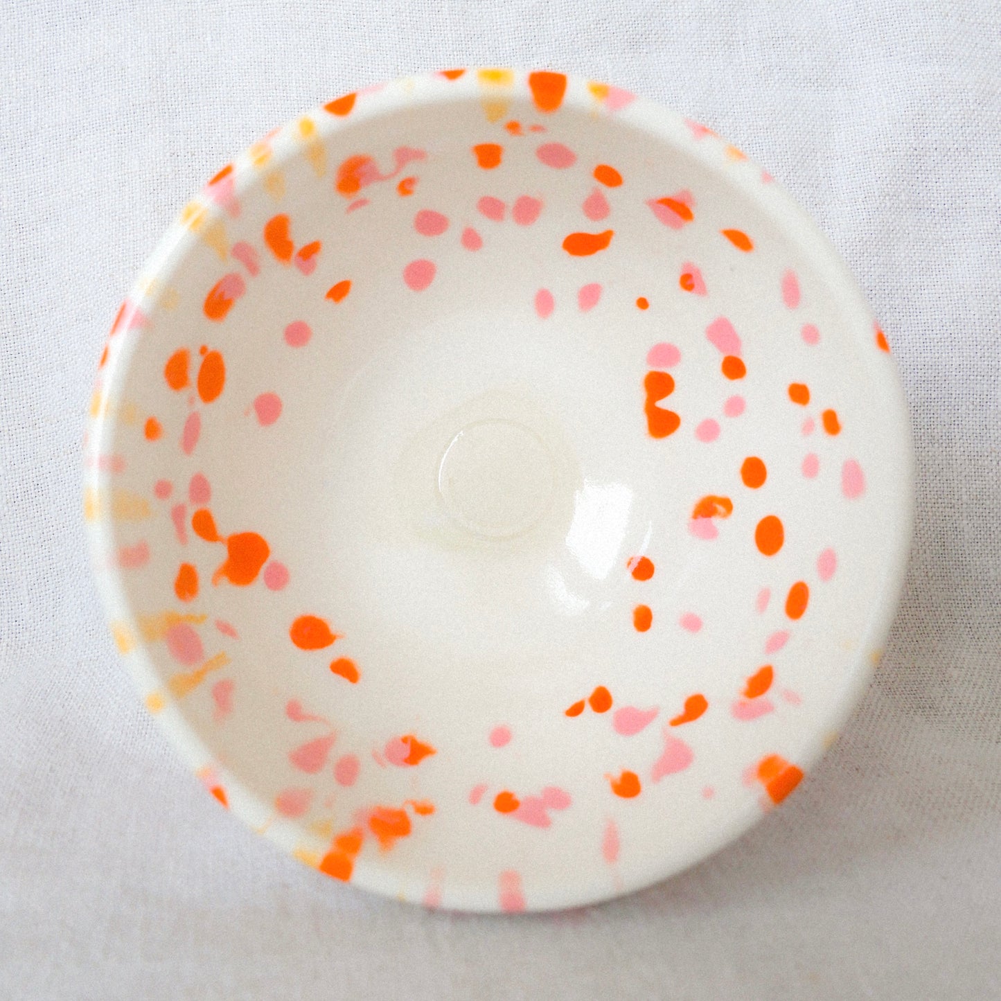 pink/orange porcelain mug (large)