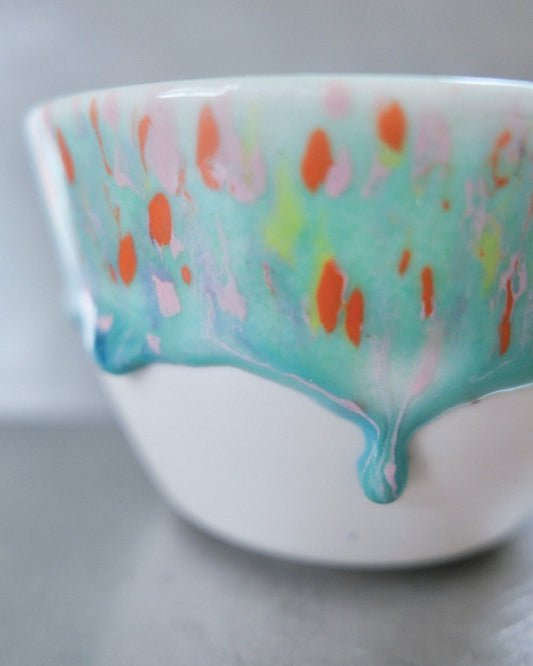 minty meadow porcelain barista mug 235 ml