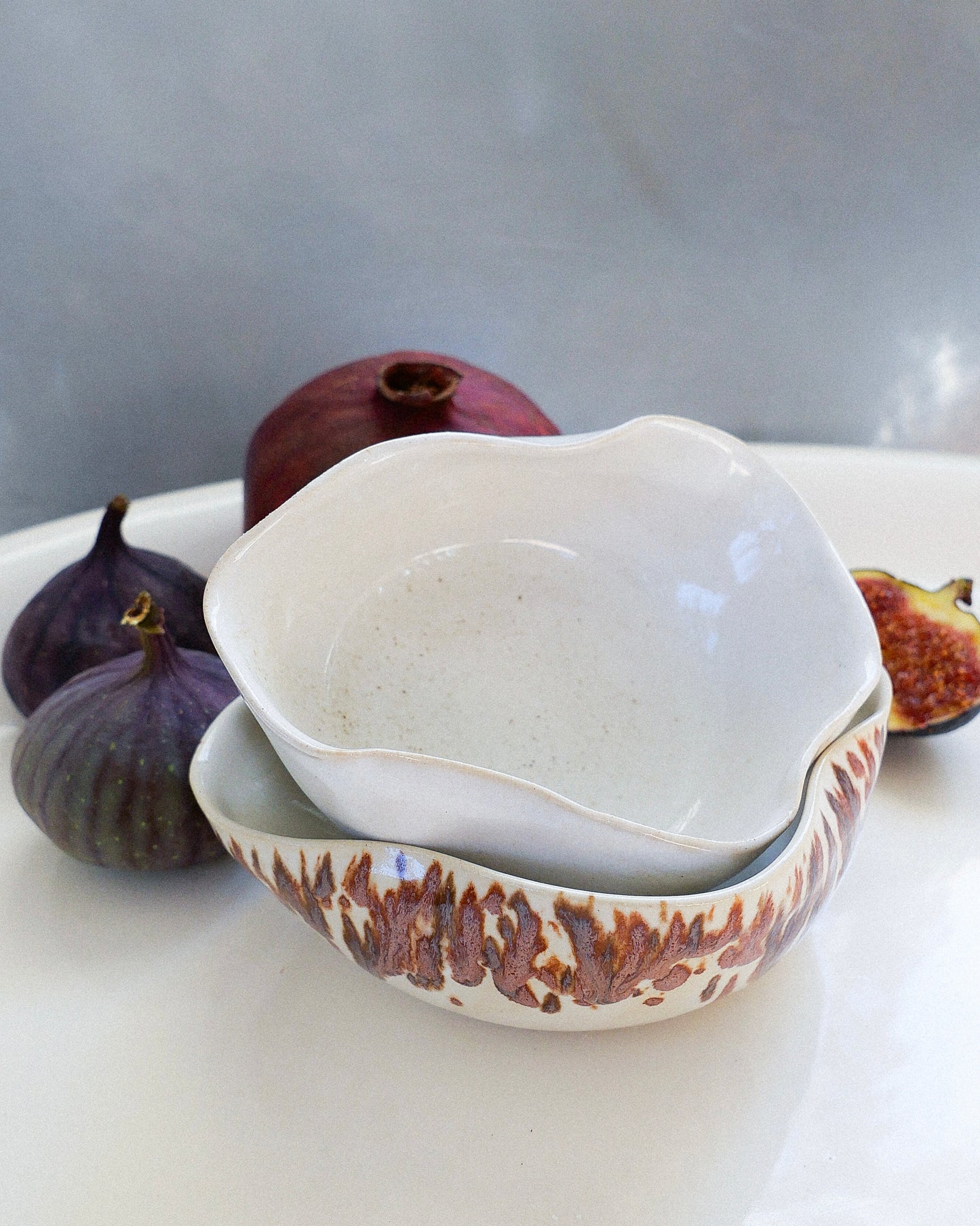 snack bowls set „oyster“