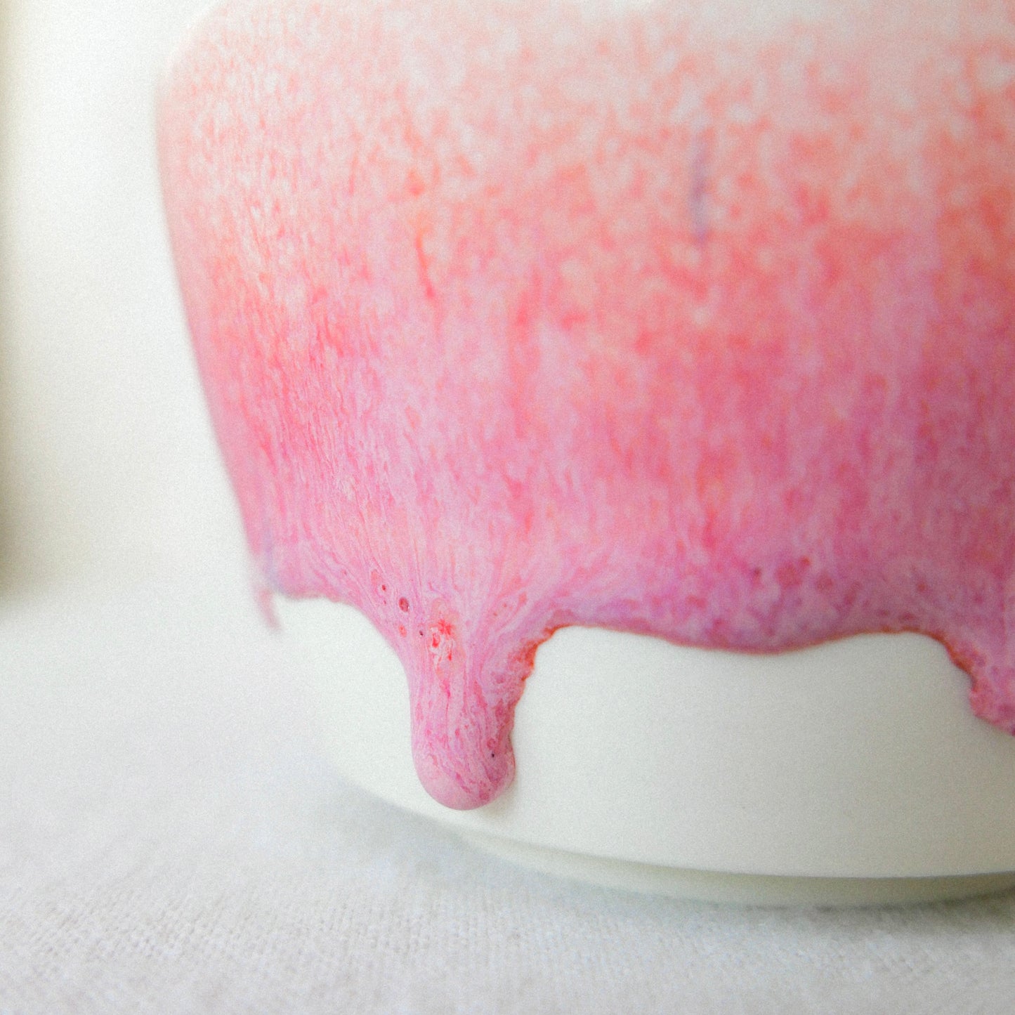 hot pink porcelain mug (large)