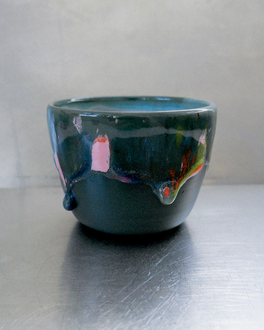 black porcelain barista mug 215 ml