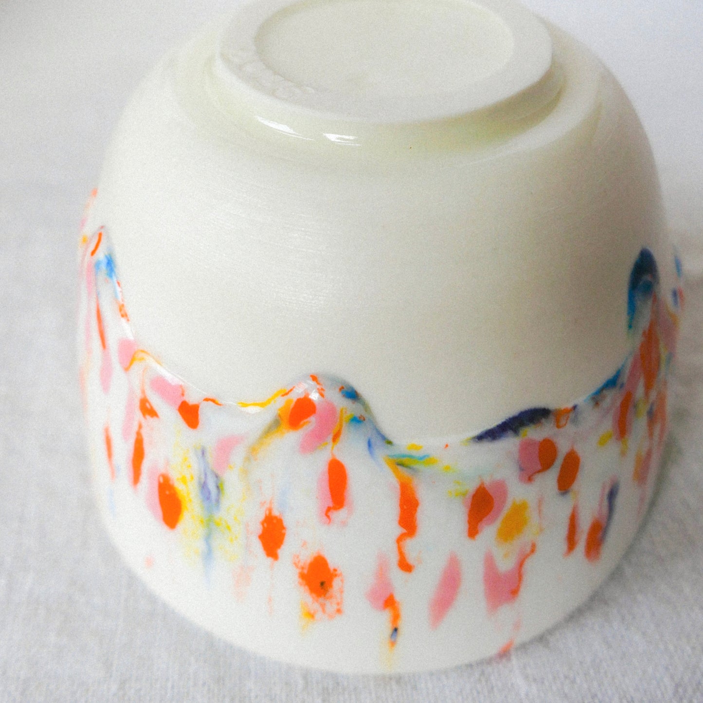 pink/orange porcelain mug (small)