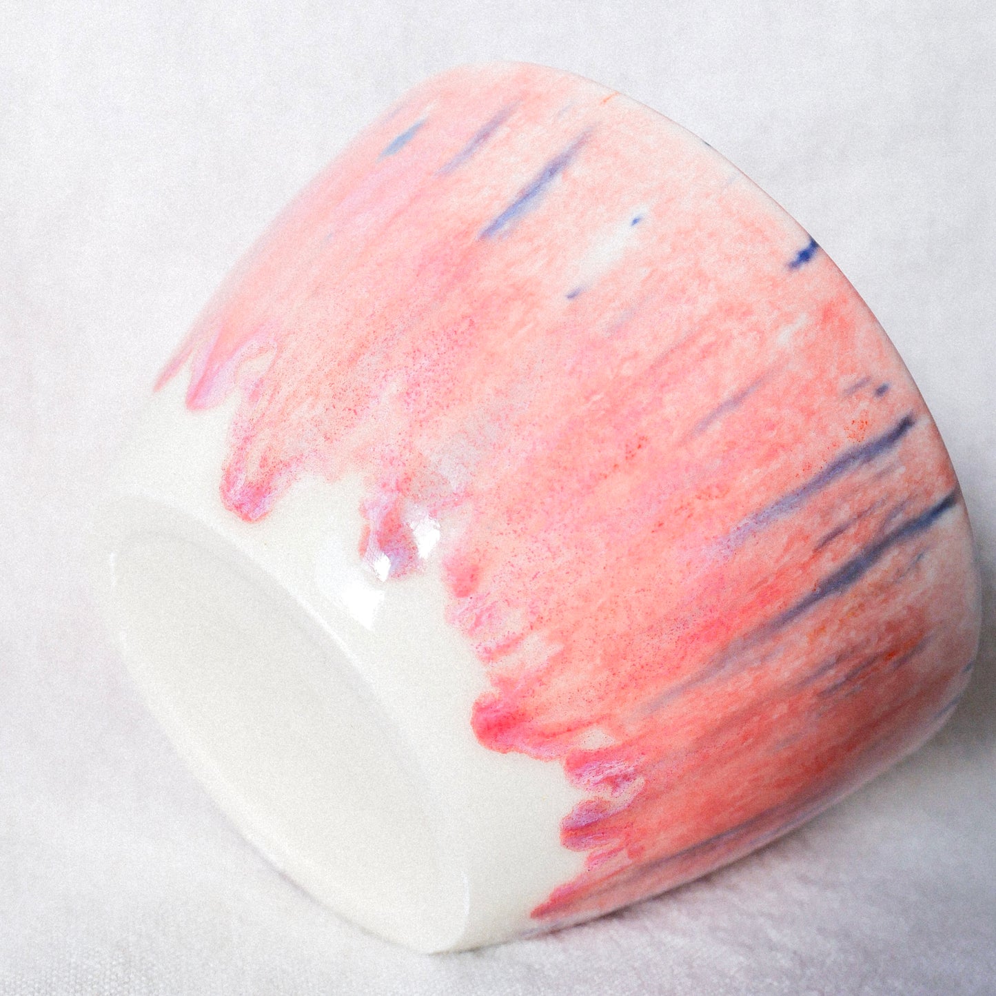 hot pink porcelain mug (large)
