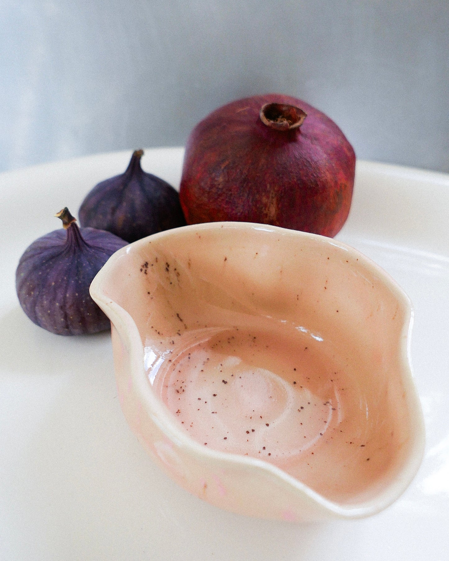 snack bowl „oyster“ rose