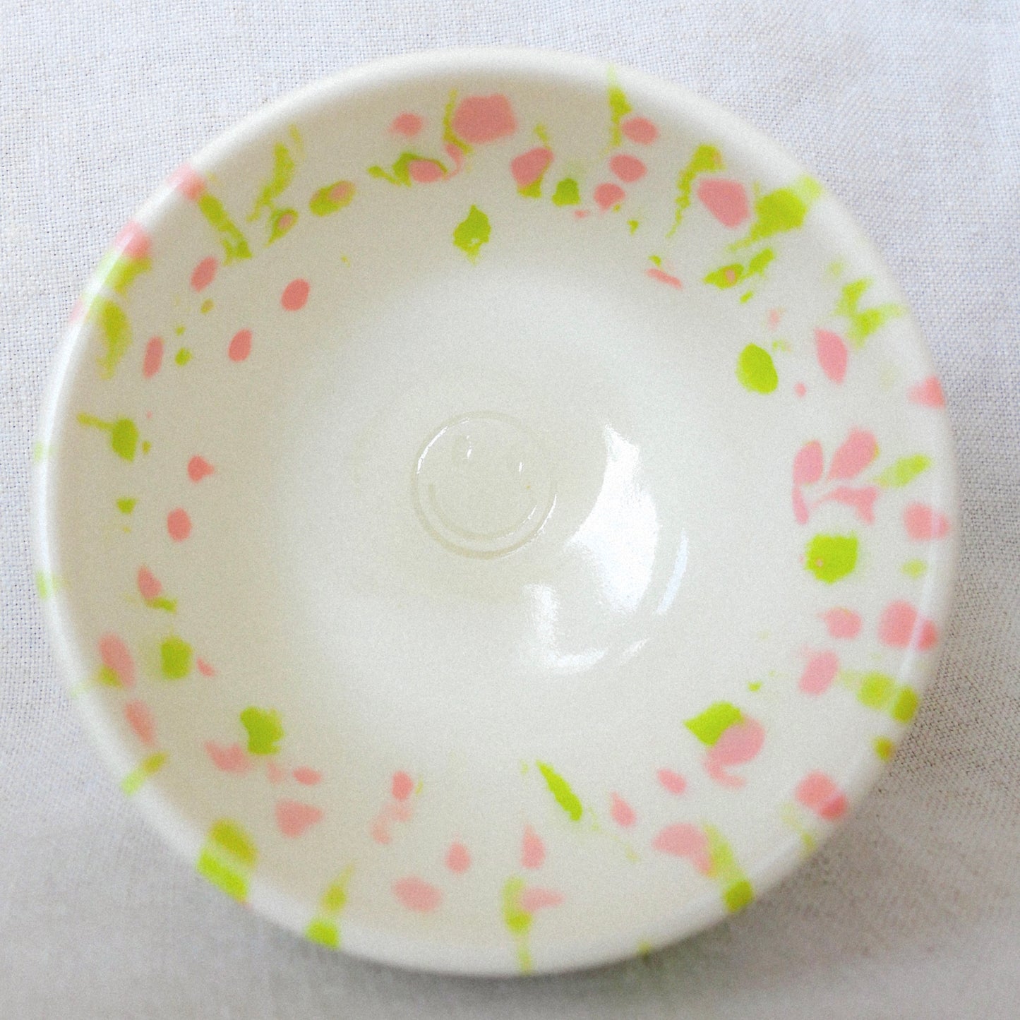lime/pink porcelain mug (small)