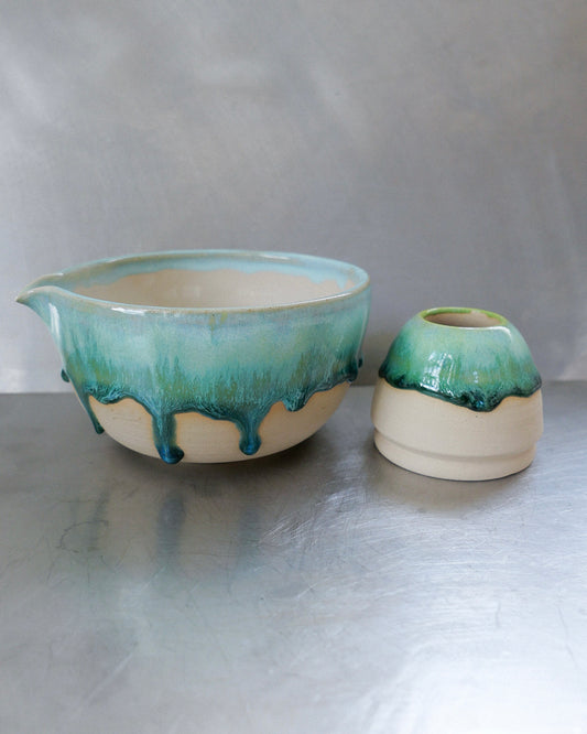 green matcha set 450 ml