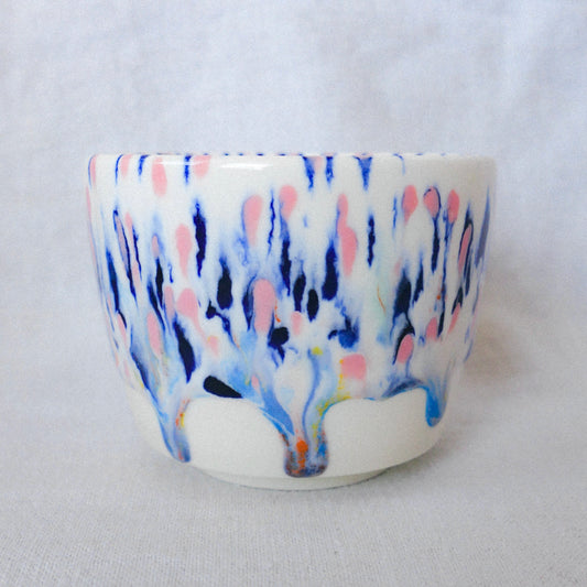 deep blue porcelain mug (small)