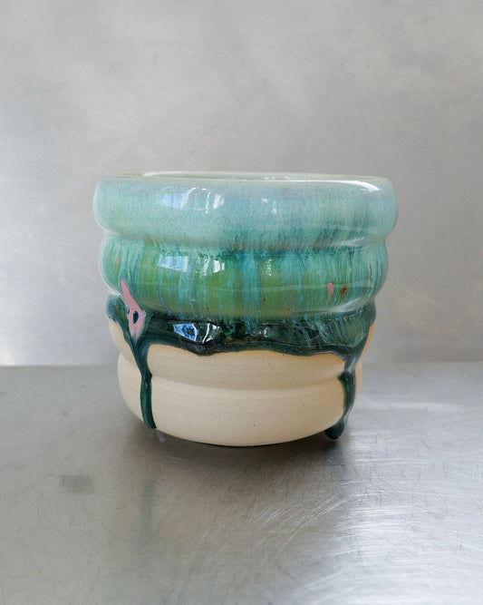 green wavy mug 285 ml