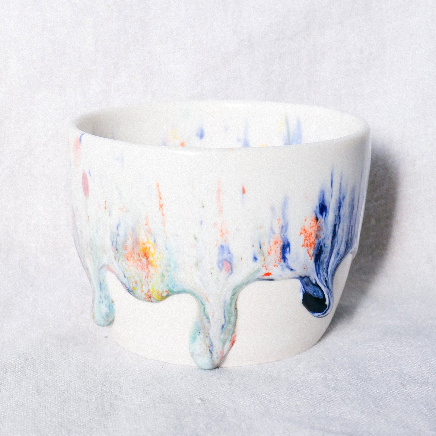 candy drip porcelain mug (small)