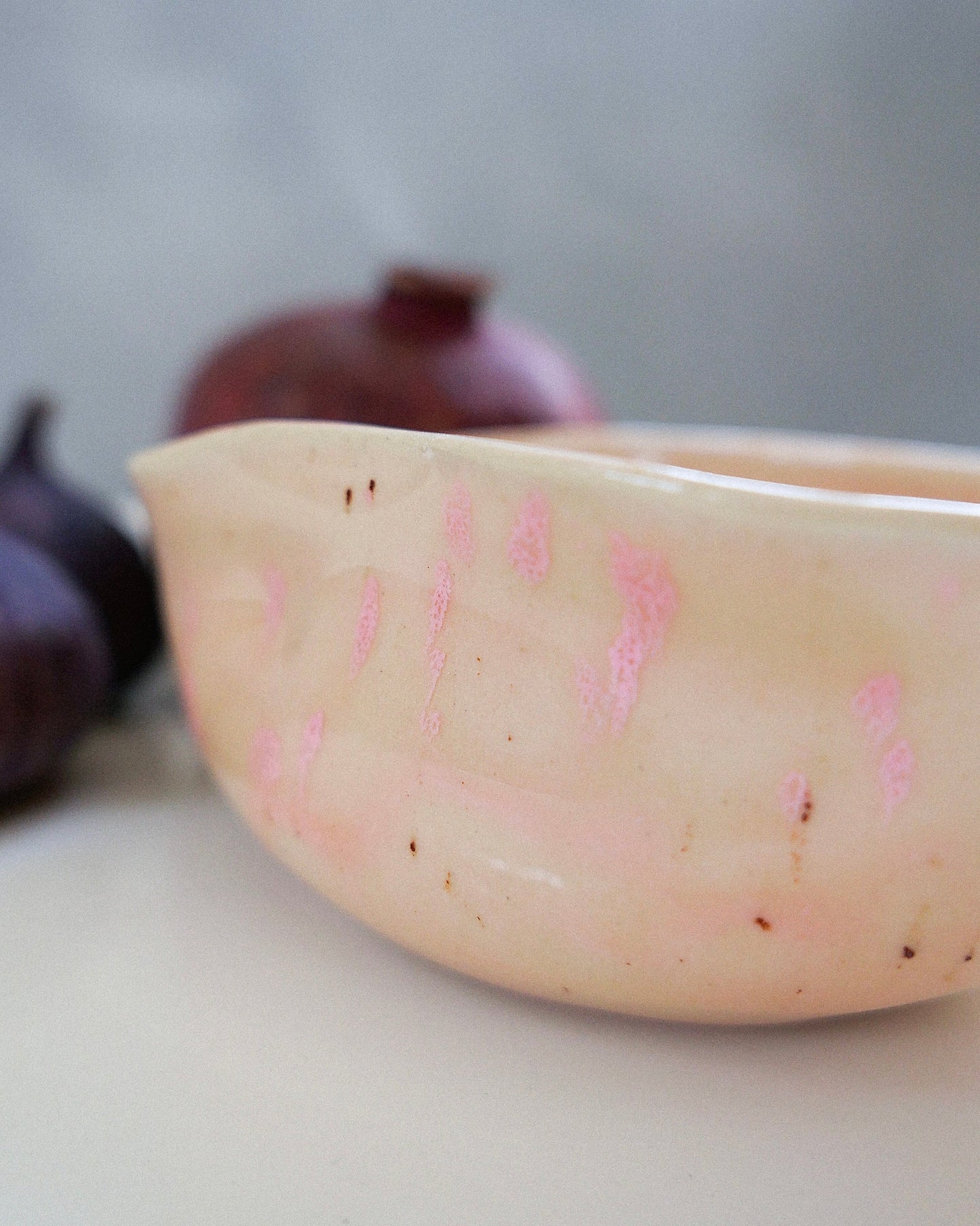snack bowl „oyster“ rose
