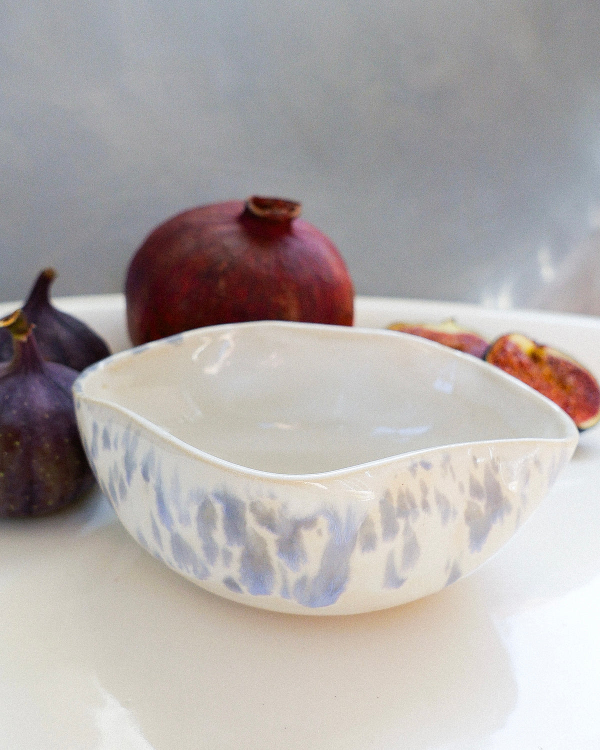 snack bowl „oyster“ lilac speckled