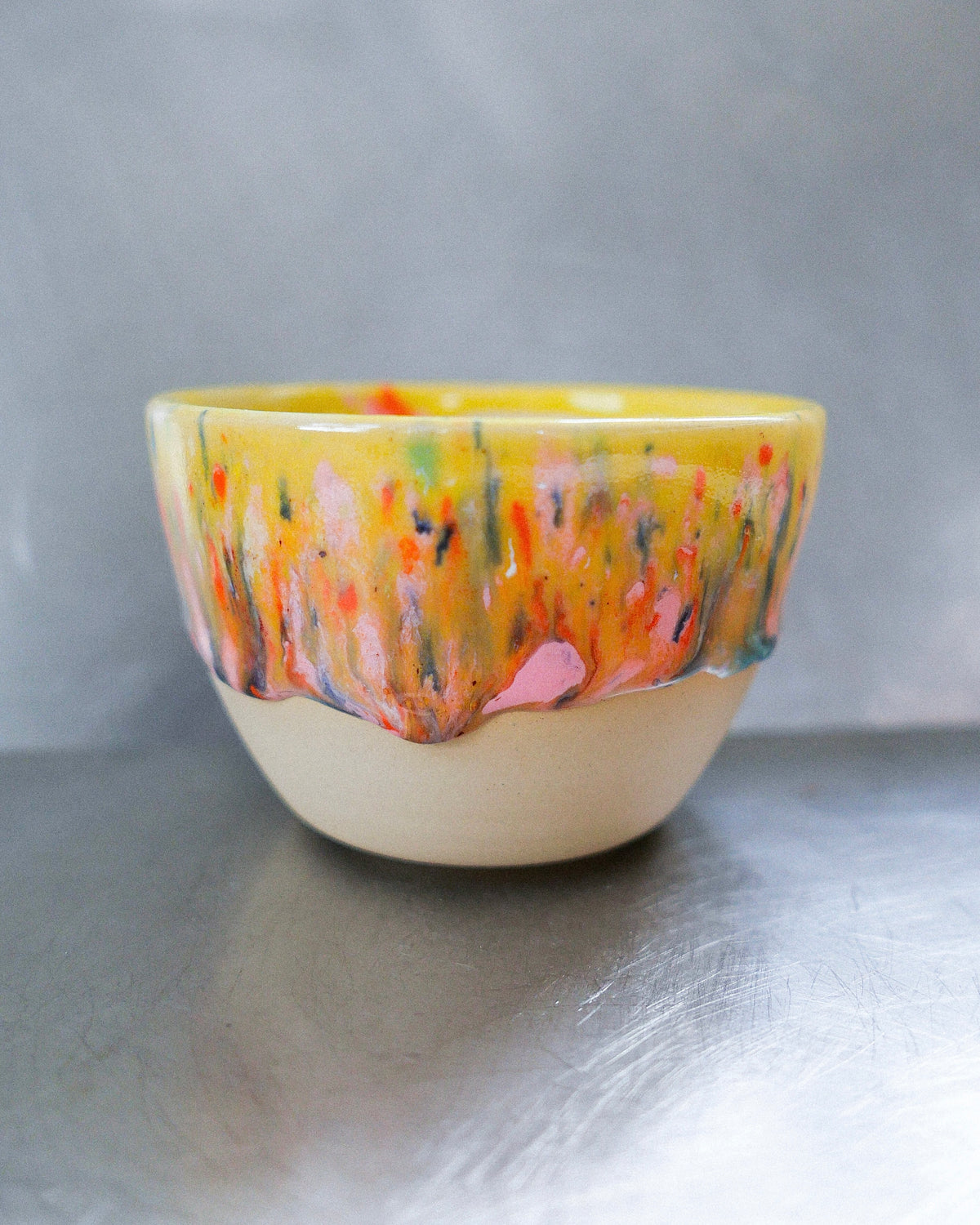 sunset meadow barista mug