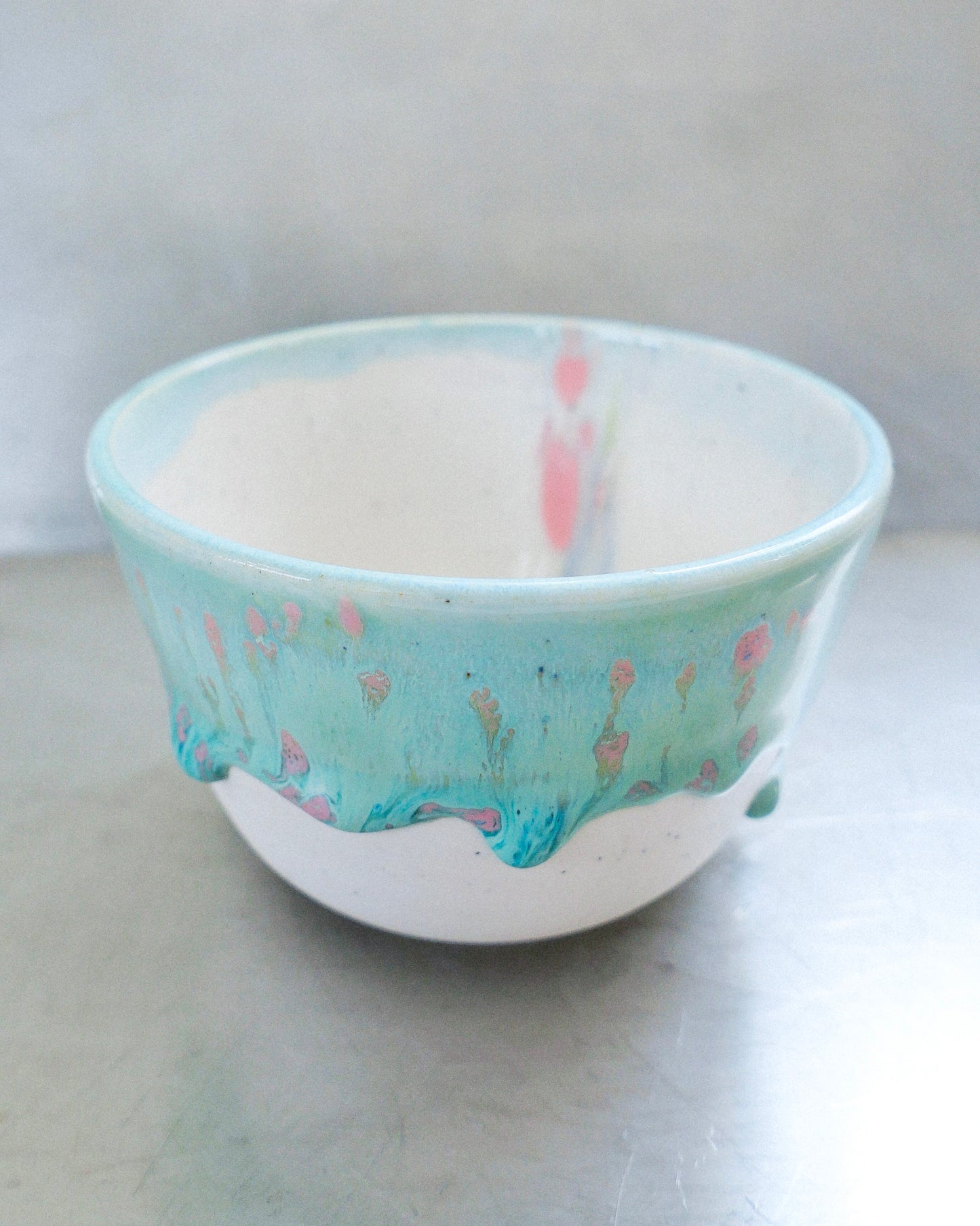 waterlily barista porcelain mug