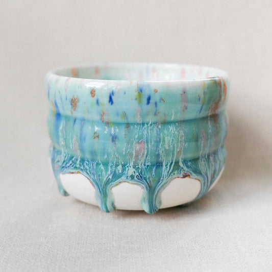 lagoon wavy porcelain mug