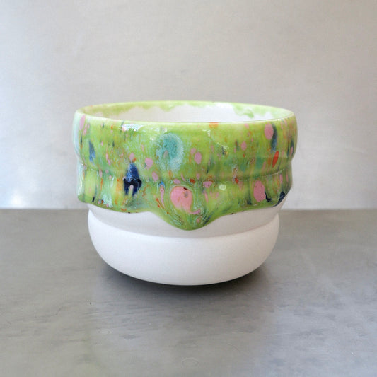 lime porcelain wavy mug (220 ml)