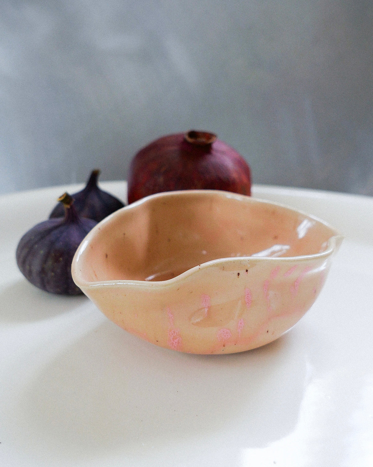 snack bowl „oyster“ rose