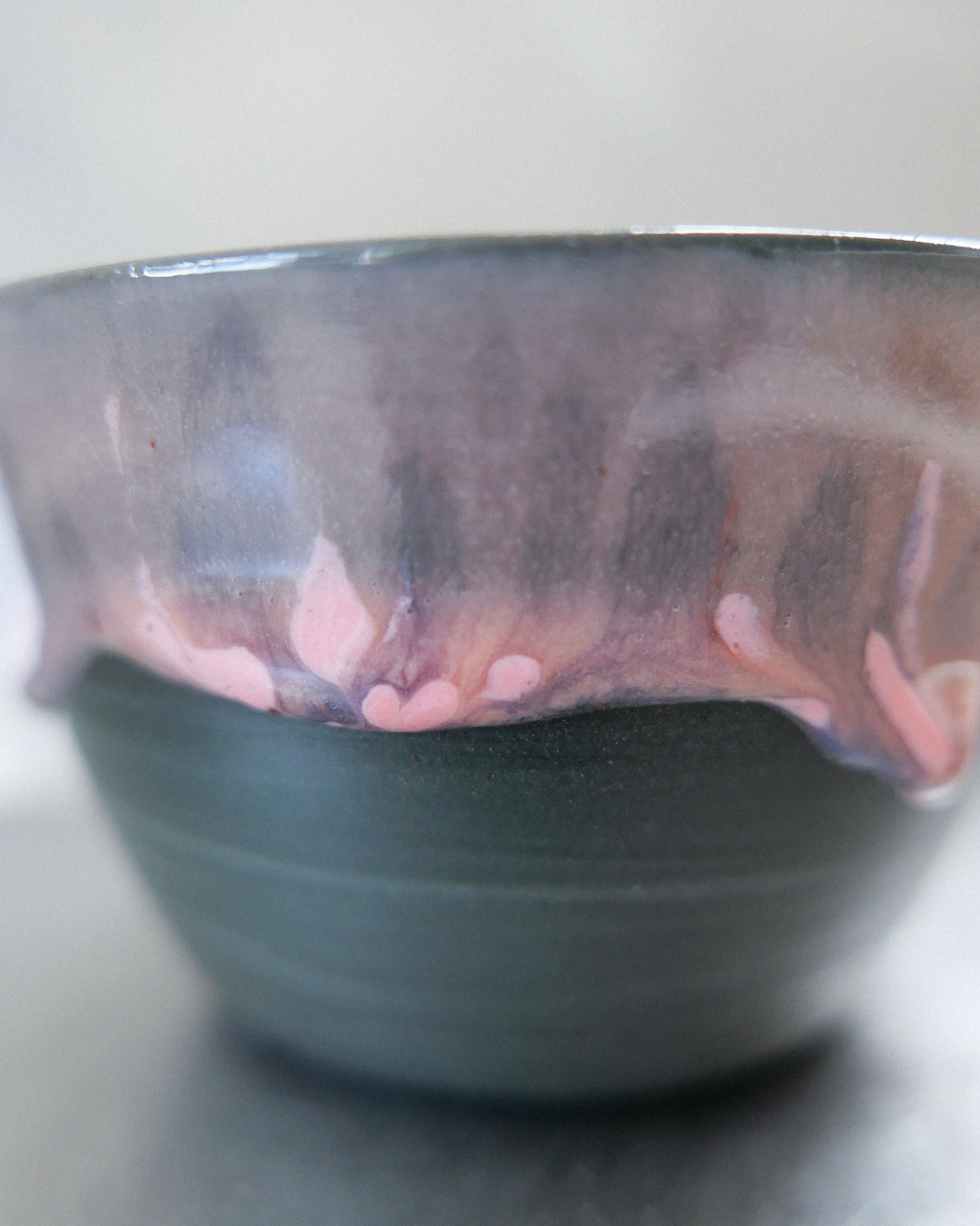 black porcelain barista mug