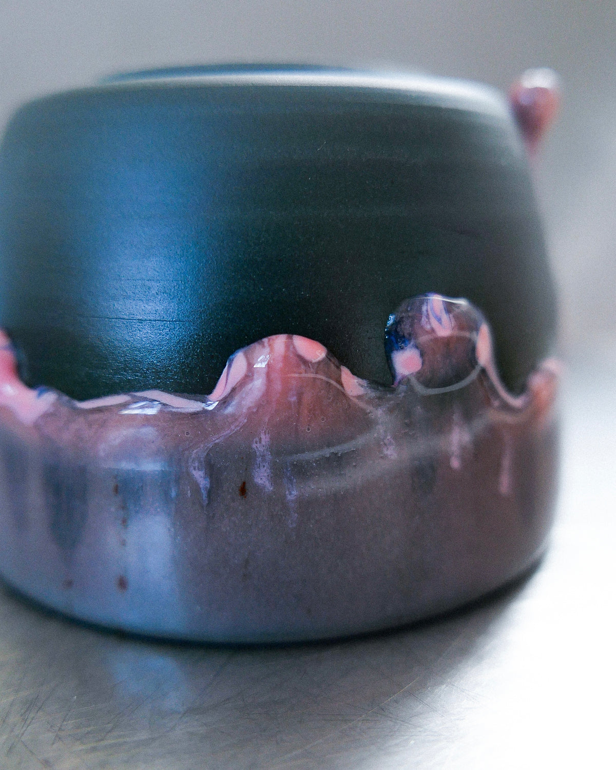 black porcelain barista mug 190 ml