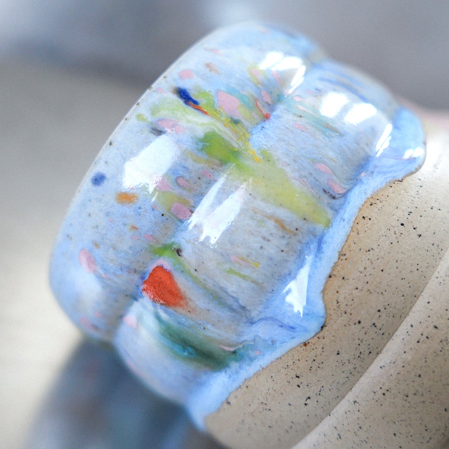 lilac meadow wavy mug (350 ml)