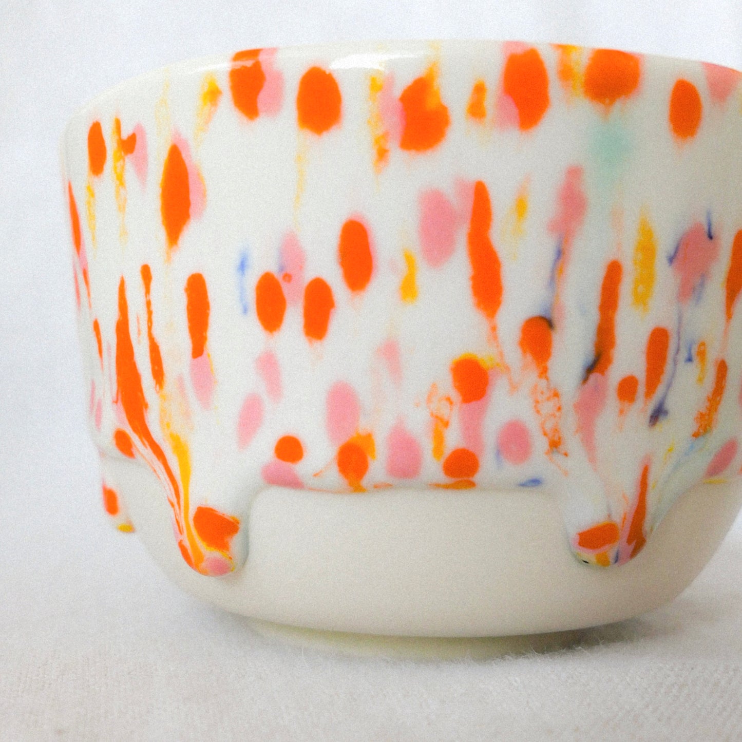 pink/orange porcelain mug (large)