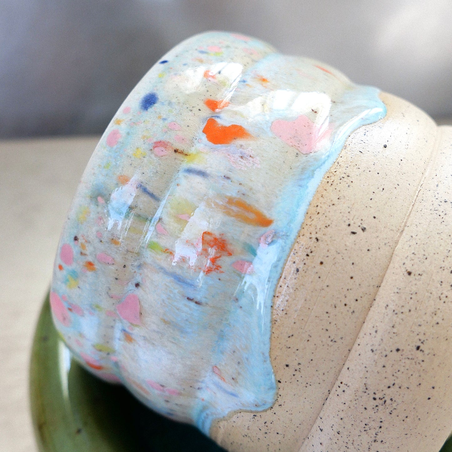 minty meadow wavy mug (320 ml)