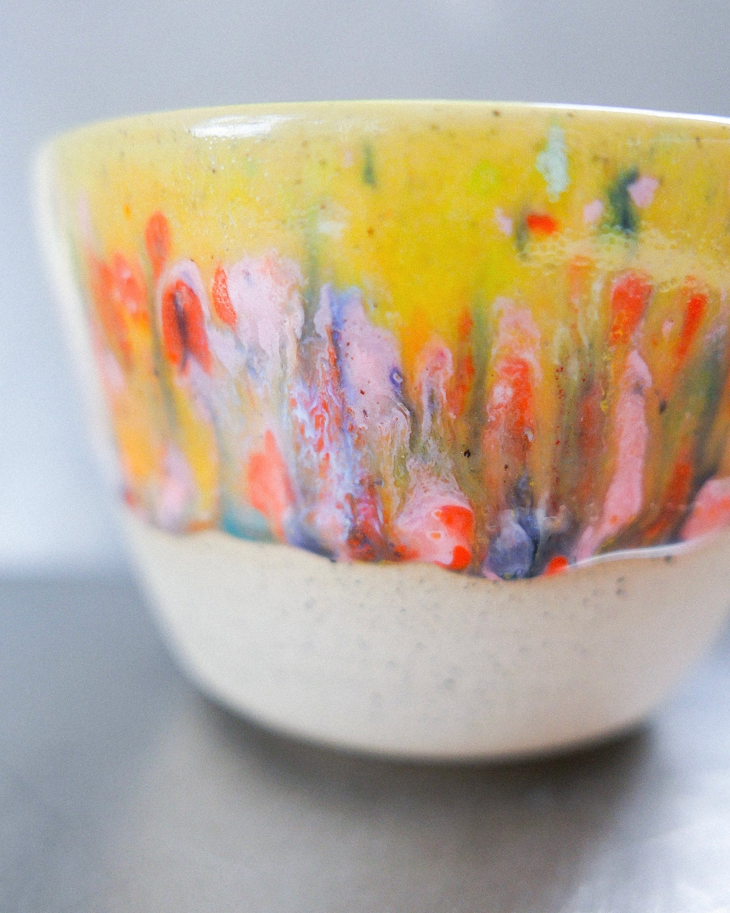 sunset meadow barista mug