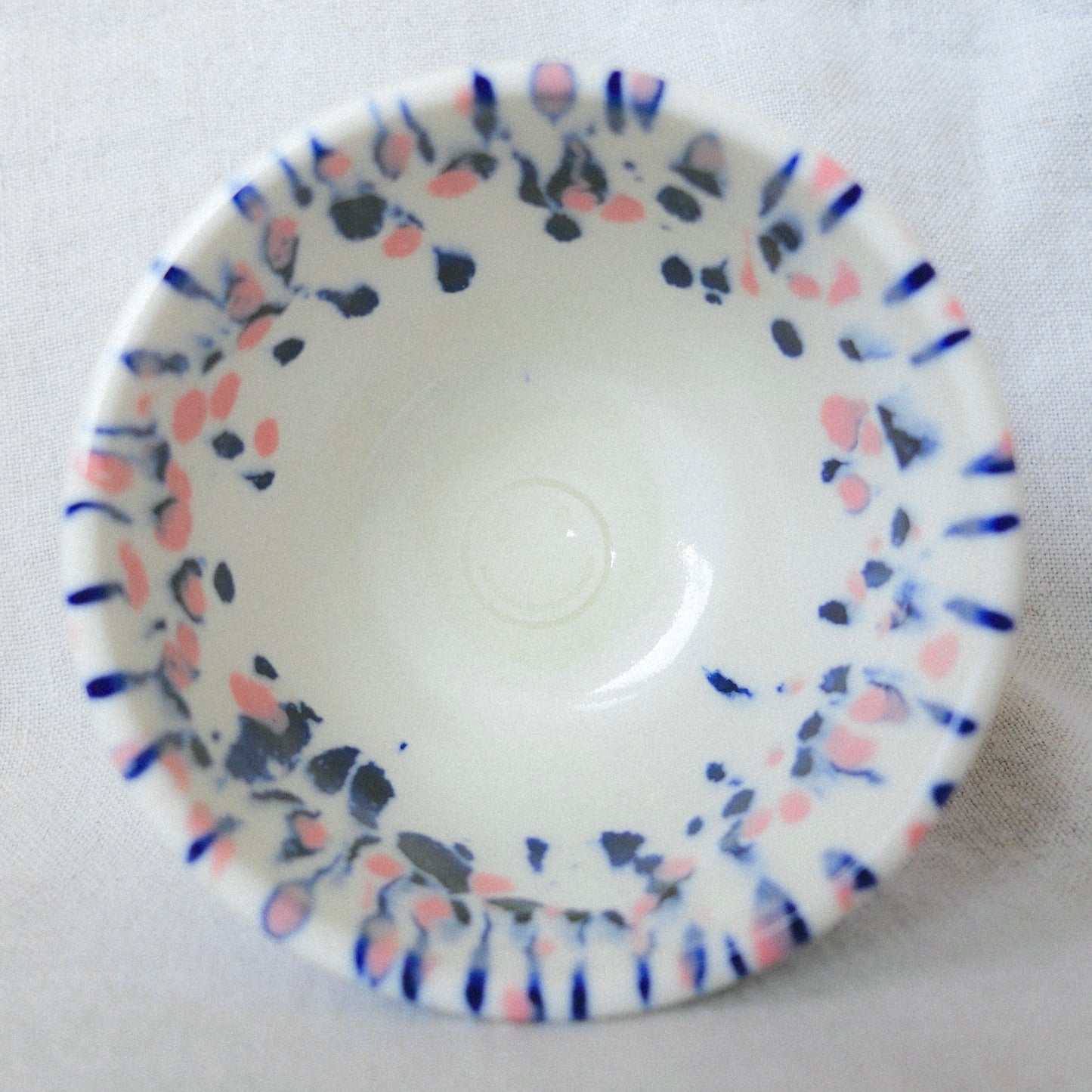 deep blue porcelain mug (small)