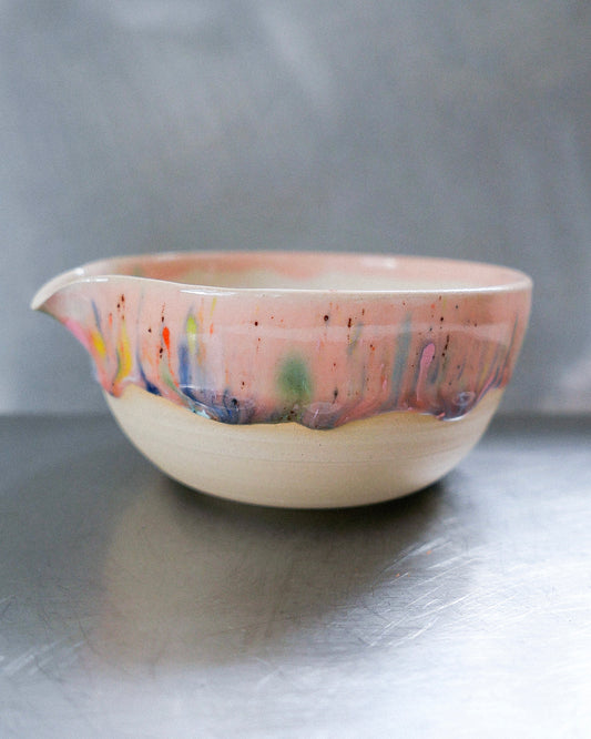 rose meadow matcha bowl 430 ml