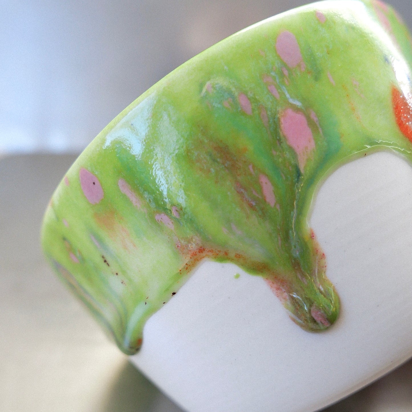 lime porcelain mug (large)