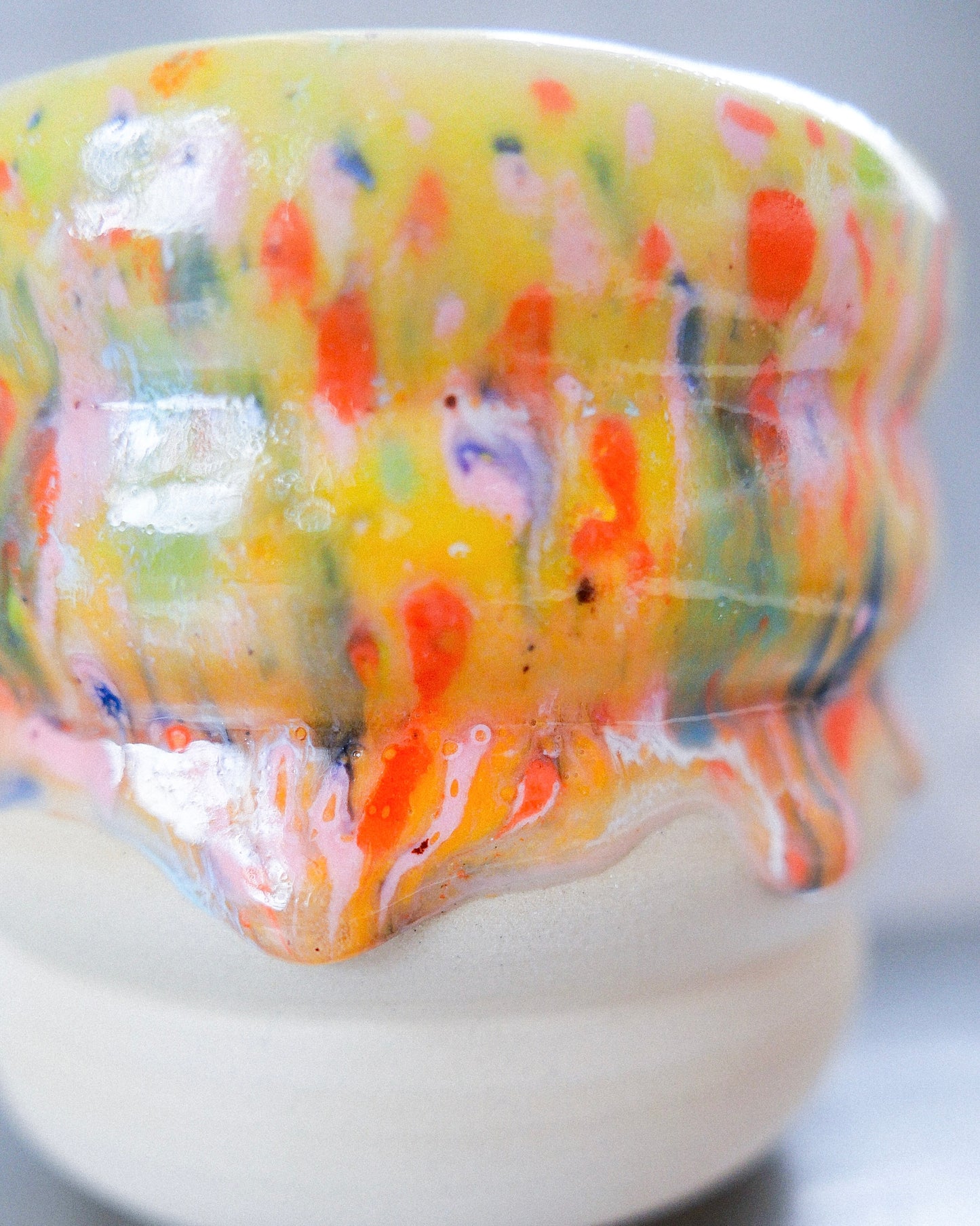 sunset meadow wavy mug