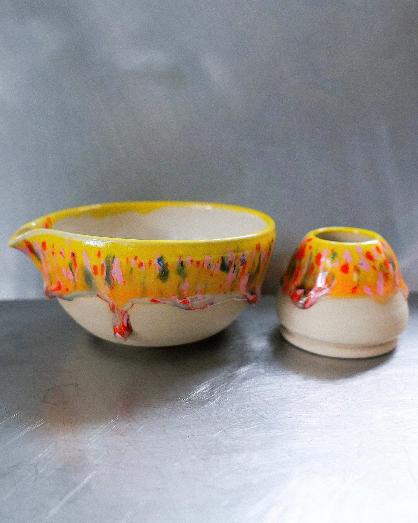 sunset meadow matcha set