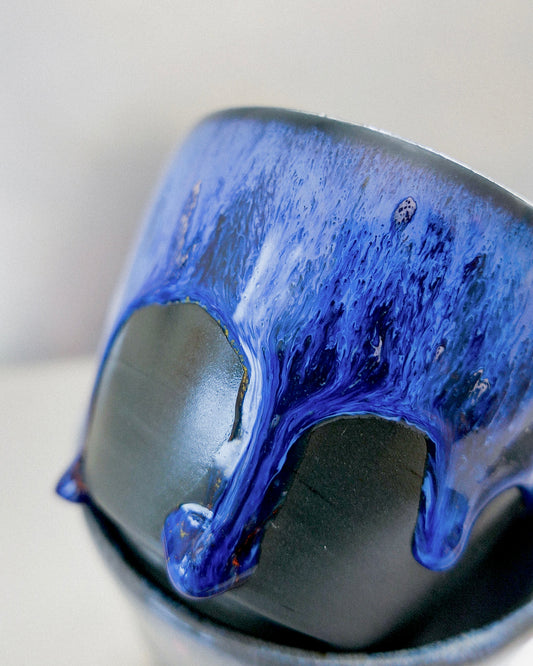 black porcelain barista mug 215 ml