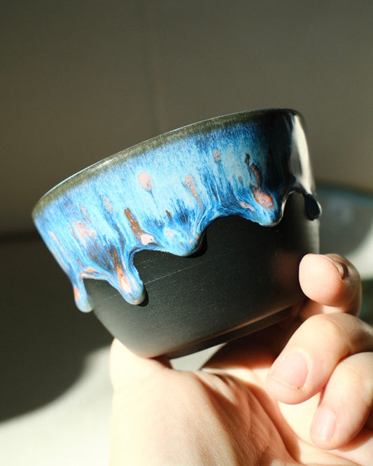 black porcelain barista mug 230 ml