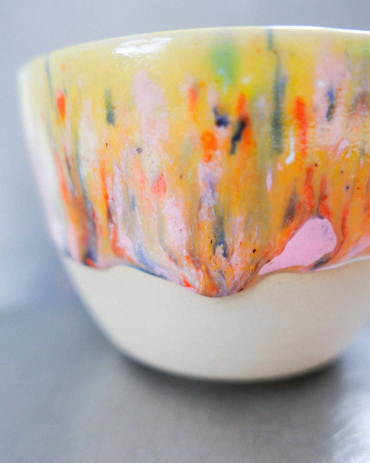 sunset meadow barista mug