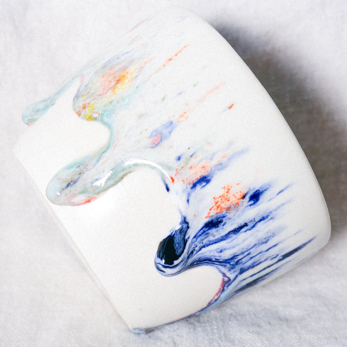 candy drip porcelain mug (small)