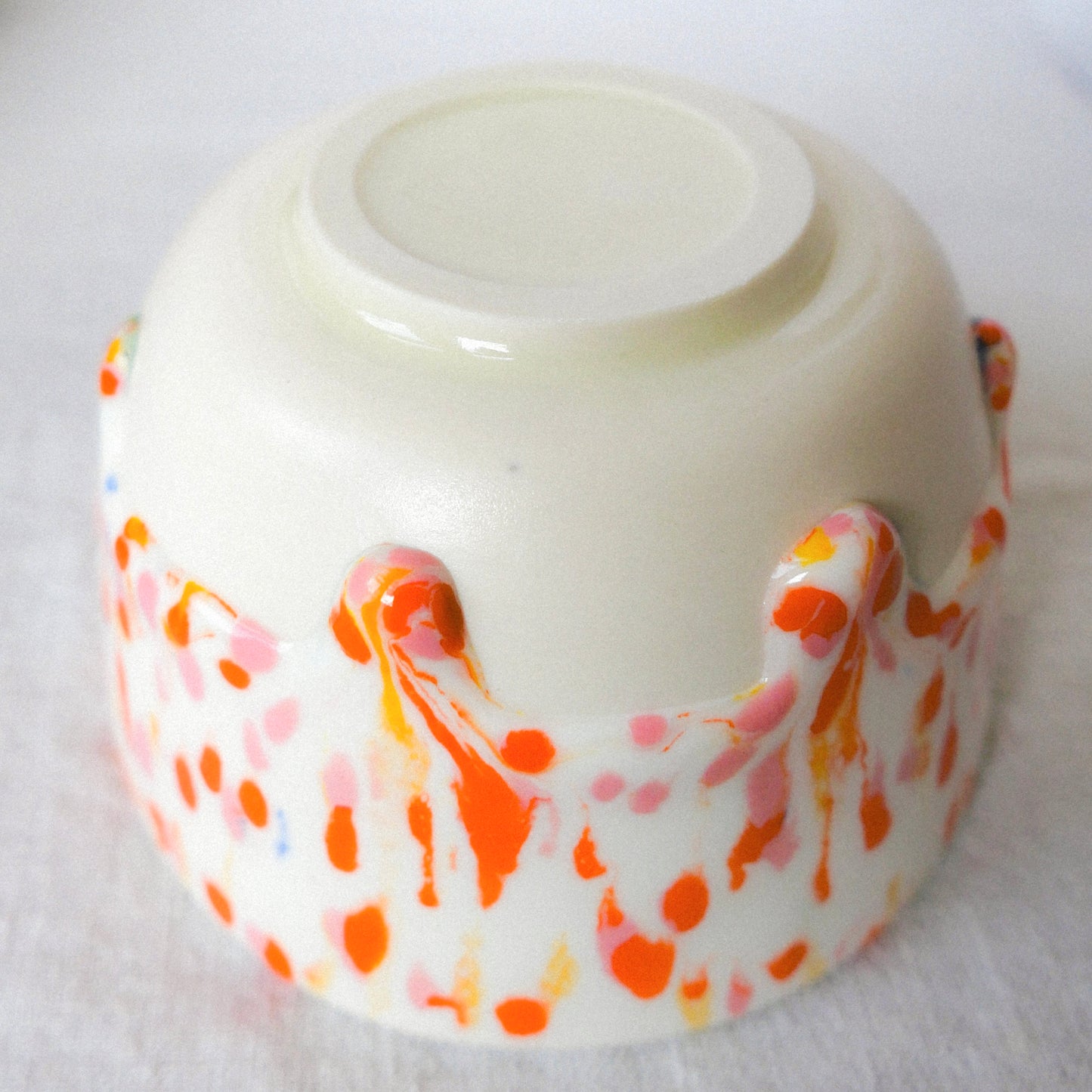 pink/orange porcelain mug (large)