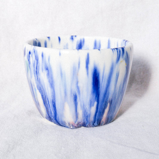 indigo rain porcelain mug (small)