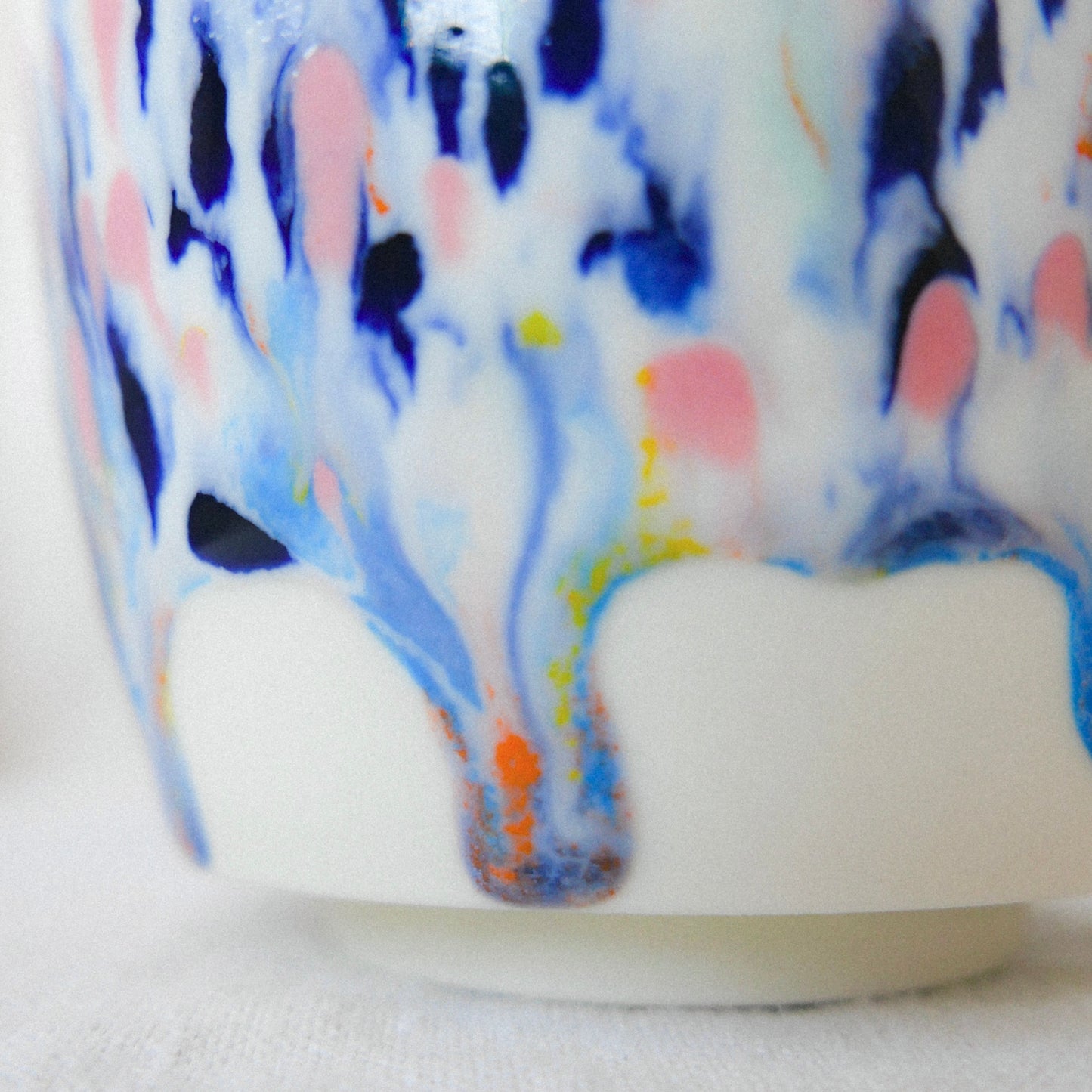 deep blue porcelain mug (small)