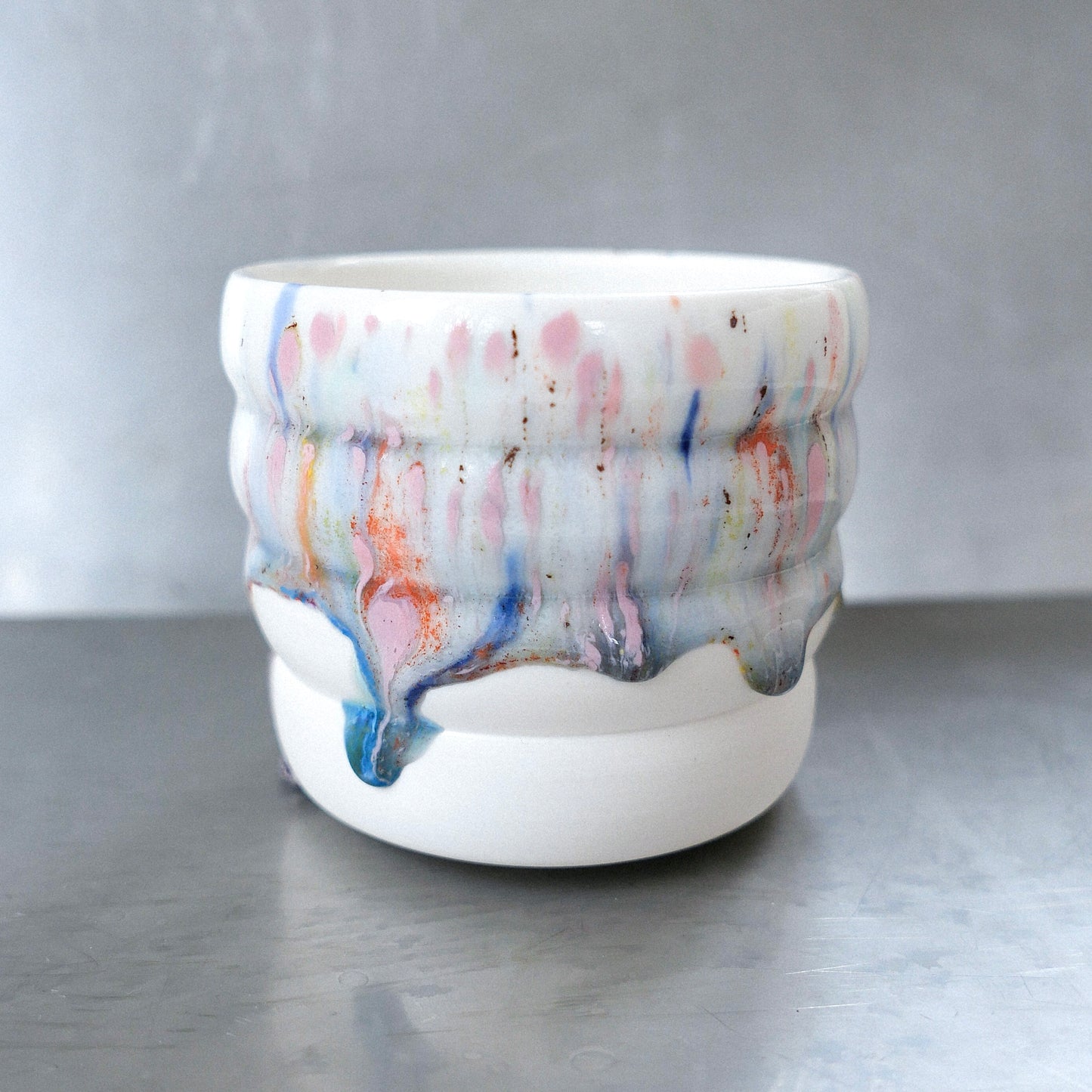candy drip porcelain wavy mug (310 ml)