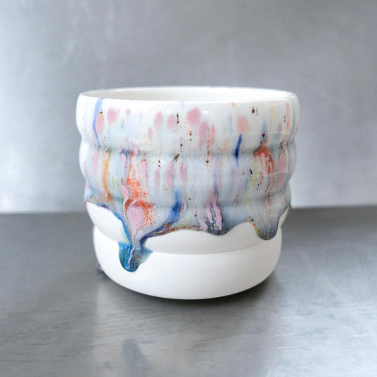 candy drip porcelain wavy mug (310 ml)